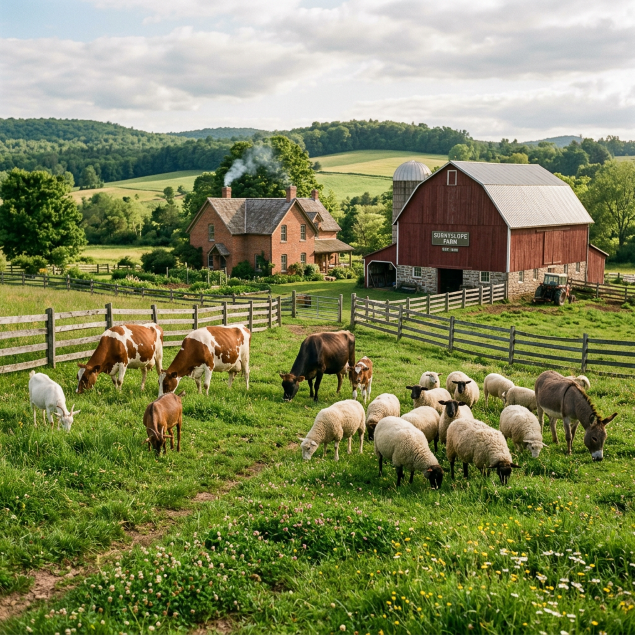 Canadian farm and locally raised livestock
